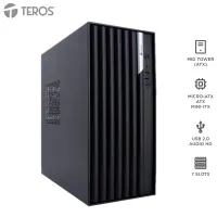 Case Con Fuente Teros Te-1036S, Full, E-ATX / Atx/ Micro-Atx / Itx, Usb, Audio, 250W