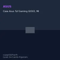 Case Asus Tuf Gaming Gt502, Mid-Tower De Doble Cámara (Dual Chamber), Color Negro @@@