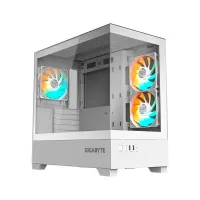 Case Gigabyte Gb-C201P Panoramic, Mid Tower, Compatible Con Mini-Itx/M-Atx, Color Bla