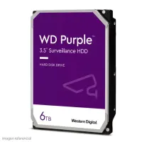 Disco Duro Western Digital Wd Purple, 6Tb, SATA 6.0 Gb/S, 5400 Rpm, 256MB Cache, 3.5