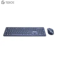 Kit Teclado + Mouse Teros Te-5013S, Negrotrabaja Con Mayor Libertad Usando El Co