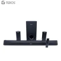 Sistema De Audio 5.1 Teros Legacy Te-Leg6053Blk, BT 5.3, 200W, Usb, Hdmiconviert