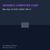 Mon Adv 24 FHD 120HZ 1Ms Ft
