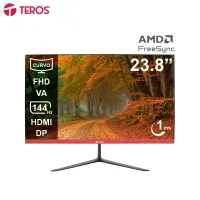 Monitor Curvo Teros Te-2403S, 23.8 FHD Va, 144Hz, 1Ms, Hdmi, Dp, Audio Outmejor
