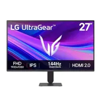 Monitor LG 27G411A-B, 27 /Fhd/Ips/144Hz/Hdmi/Dp/Usb/Headphones-Out (3-Polos, Solo Son