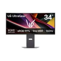 Monitor Gaming LG Ultragear G6, 34 Curvo/Wqhd/Va/160Hz/1Ms Mbr/Hdmi X2/Dp/Headphone-