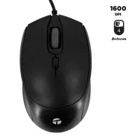 Mouse Óptico Teros Te-1222S, 800-1200-1600 Dpi, Usb, 4 Botonesdescubre Precisión