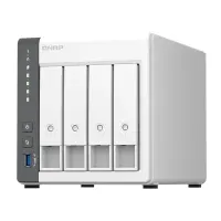 Servidor NAS Qnap Ts-433-4G, Arm Cortex A55 4C/2Ghz, 4GB Ram(On-Board), Bahias 4X3.5