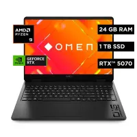 Notebook HP Omen Gaming 16-Ap0007La, 16 2K IPS AMD Ryzen 9 8940Hx Hasta 5.3Ghz, 24GB