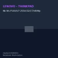 Thinkpad P16V Gen 3, Ultra 7 255H, RTX Pro 2000 8Gb, 32Gb, 1TB Ssd, 16 Wuxga, Win 11