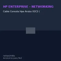 Cable Consola Hpe Aruba X2C2 (Jl448A), Rj-45 A Db-9.