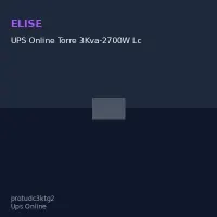 UPS On-Line Premium Elise Udc-3K-T-G2, 3000Va/2700W/Entrada: 220-240Vac/Salida: 220-2