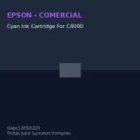 Cyan Ink Cartridge For C4000