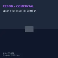 Epson T49H Black Ink Bottle 14
