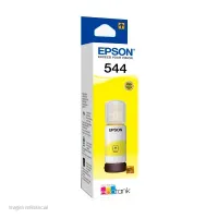 Botella De Tinta Epson T544420-Al, Color Amarillo, Contenido 65Ml.para Impresora