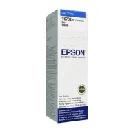 Botella De Tinta Epson 673 (T673220), Color Cian, Contenido 70 Ml, Para Impresora L80