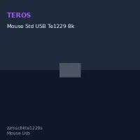 Mouse Std USB Te1229 Bk