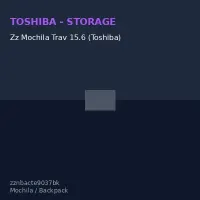 Zz Mochila Trav 15.6 (Toshiba)