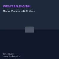 Mouse Wireless Te1237 Black