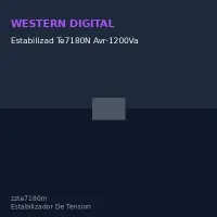 Estabilizad Te7180N Avr-1200Va