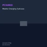 Mobile Charging Suitcase
