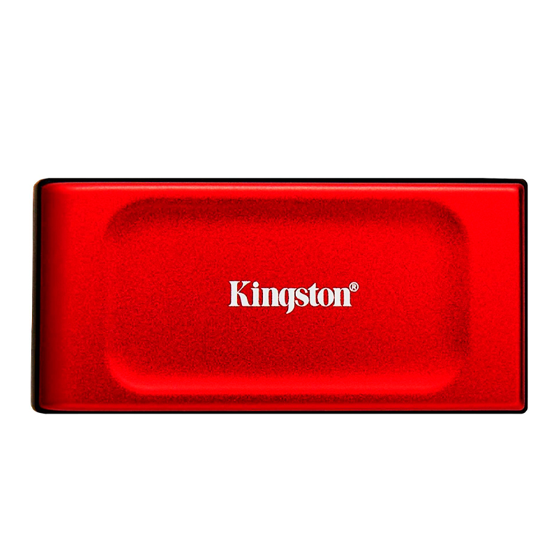 Unidad En Estado Sólido Externa Kingston Xs1000, 1Tb, USB 3.2 Gen 2 Tipo-C, Color Roj