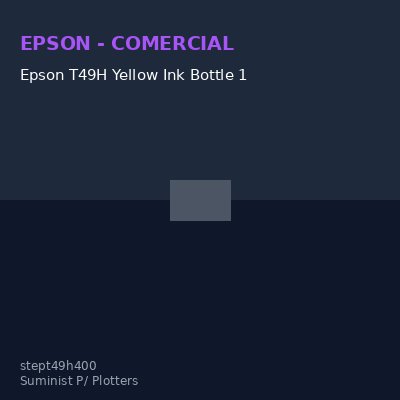 Epson T49H Yellow Ink Bottle 1