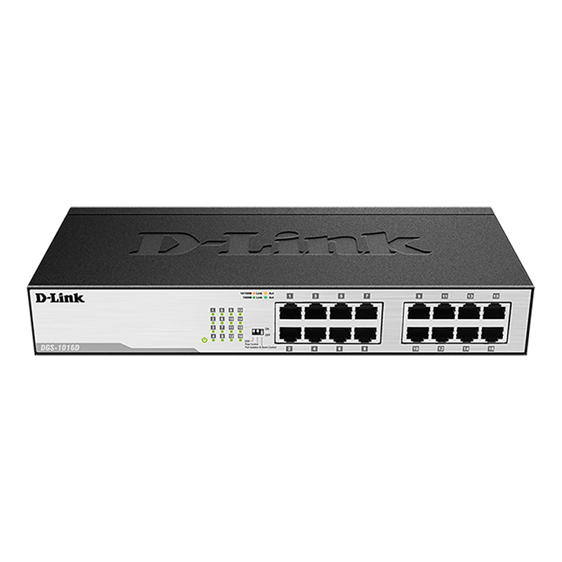 D-LINK Port Gigabit Unmanaged Switch Dgs-1016D / 16 Puertosoptimiza Tu Red Con E