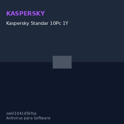 Kaspersky Standar 10Pc 1Y