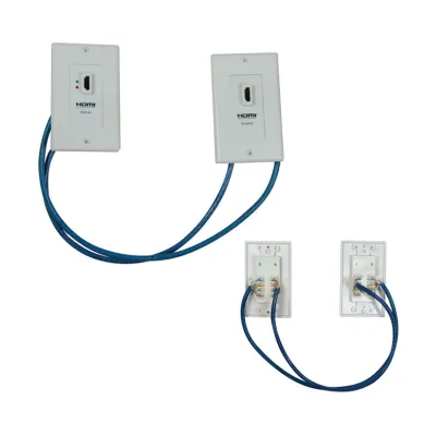 Extensor HDMI Tripp-Lite P167-000, Cat5 / Cat6, Doble Transmisor, 2 Placas De Pared.