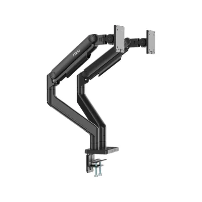 Brazo Soporte Dual Para Monitores MSI Mag Mt201D De Estructura Robusta Y Facil Montaj
