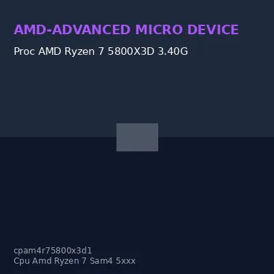 Proc AMD Ryzen 7 5800X3D 3.40G