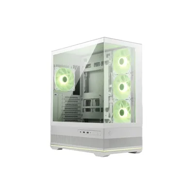 Case MSI Mag Pano 110R Pz White, Mini-Itx, Micro-Atx, Atx, Mid Towerpuertos: 2 X