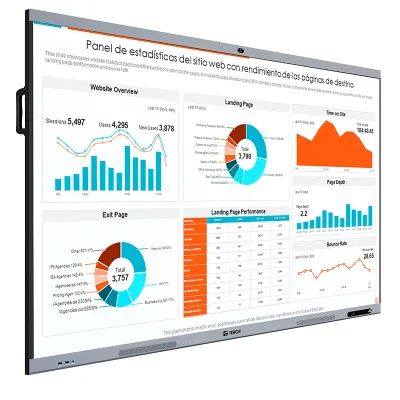 Pantalla Táctil Interactiva Teros Te-8614W, 85.6D- LED (3840 X 2160),Lan , Wlan, Bt5