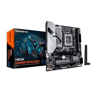 Motherboard Gigabyte H810M Gaming Wifi6 Gen5, Chipset INTEL H810, Lga1851, Hdmi, Dp,