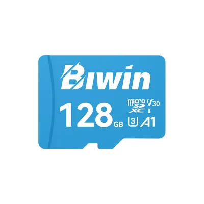 Memoria Flash MicroSD Biwin Ms100, 128Gb, Interfaz: Uhs-1, C10, U3, V30, A1Veloc