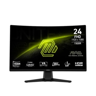 Monitor MSI Mag 242C Curvo (1500R) 23.6 , FHD Va,Hdmi / DP / Headphone-Outel Mon