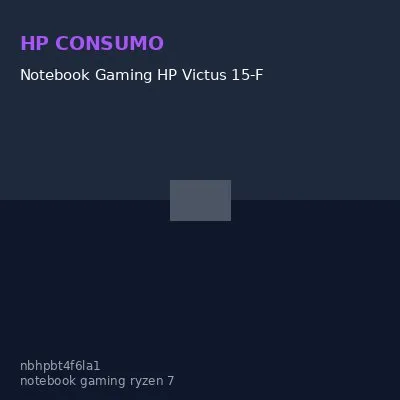 Notebook Gaming HP Victus 15-Fb3019La, 15.6 FHD Ips, AMD Ryzen 7 7445Hs Hasta 4.7GHZ