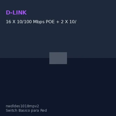 16 X 10/100 Mbps POE + 2 X 10/