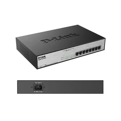 Switch D-LINK Dgs-1008Mp, 8 Rj-45 10/100/1000 Mbps, Poe.