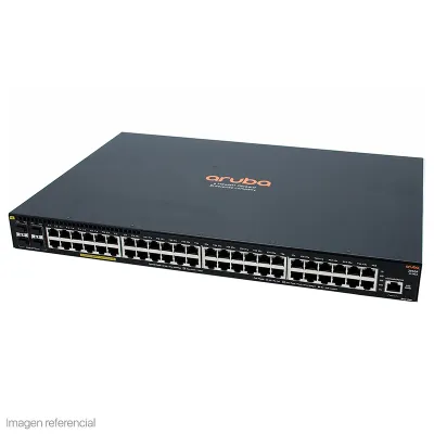 Switch Hpe Aruba 2930F, 48 Rj-45 Gbe, 4 Sfp.capacidad Switching 104 Gbps, Rendim