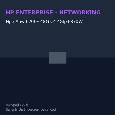 Hpe Anw 6200F 48G C4 4Sfp+370W