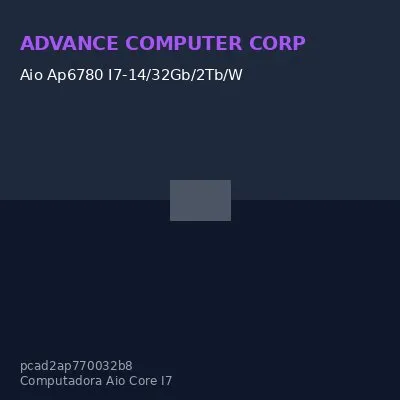 Aio Ap6780 I7-14/32Gb/2Tb/W