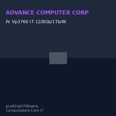 Pc Vp3760 I7-12/8Gb/1Tb/W