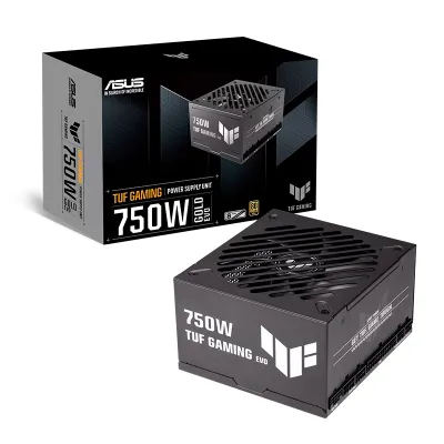 Fuente De Alimentación Asus Tuf Gaming 750G Evo, 750W, 80 Plus Gold, Formato ATX