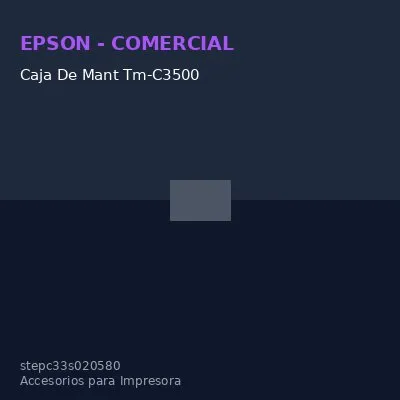 Caja De Mant Tm-C3500