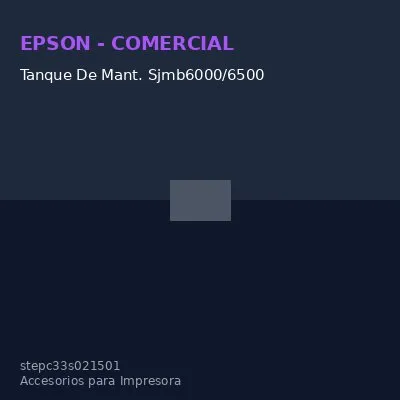 Tanque De Mant. Sjmb6000/6500
