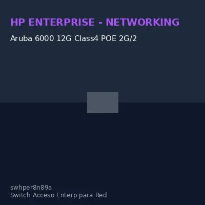 Aruba 6000 12G Class4 POE 2G/2