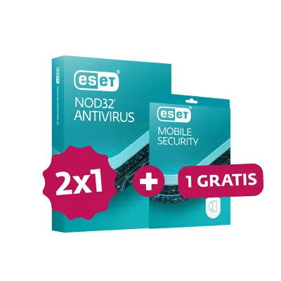 Eset Ant Nod32 1Pc (2X1)+1Mg