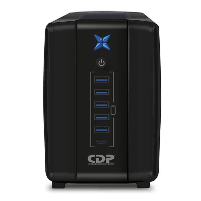 UPS Cdp R-Upr1008I, Interactivo, 1000Va, 500W, 220Vca / 50/60Hz (Ajuste Automático) @